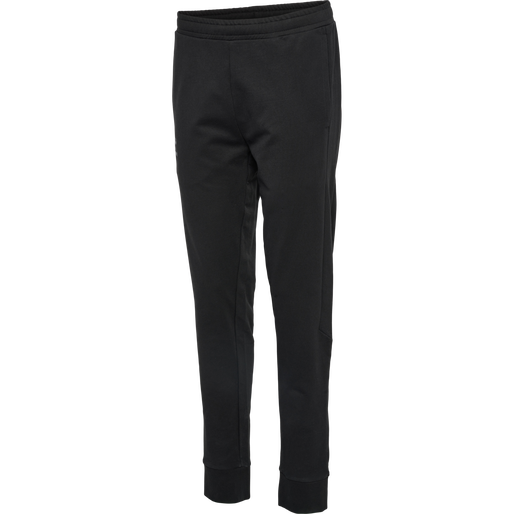 hmlOFFGRID COTTON PANTS WO, JET BLACK/FORGED IRON, packshot