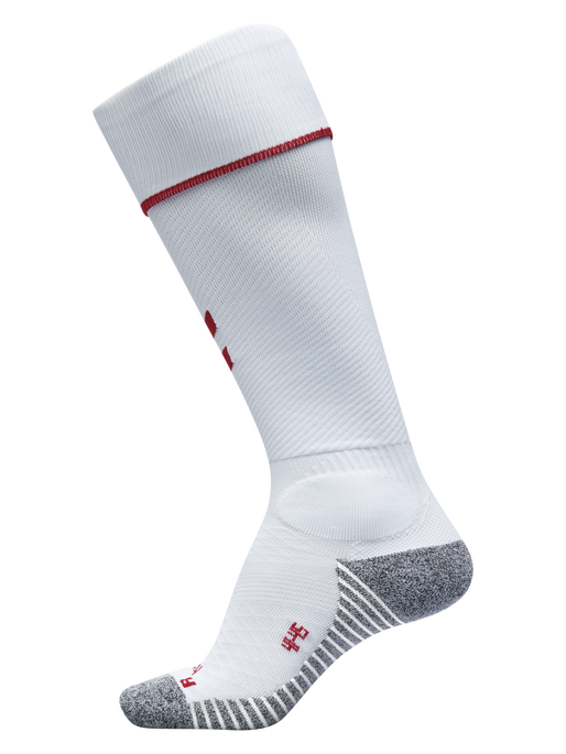 PRO FOOTBALL SOCK 17 - 18, WHITE/TRUE RED, packshot