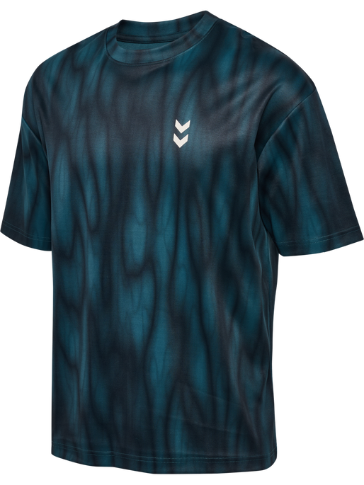 hmlHIIT AOP LOOSE T-SHIRT S/S, STARGAZER hmlHIIT AOP LOOSE T-SHIRT S/S, STARGAZER, packshot