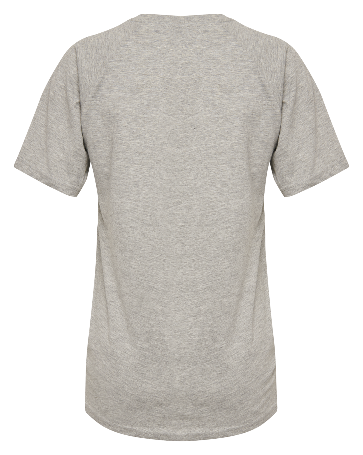 hmlZENIA T-SHIRT S/S, GREY MELANGE, packshot