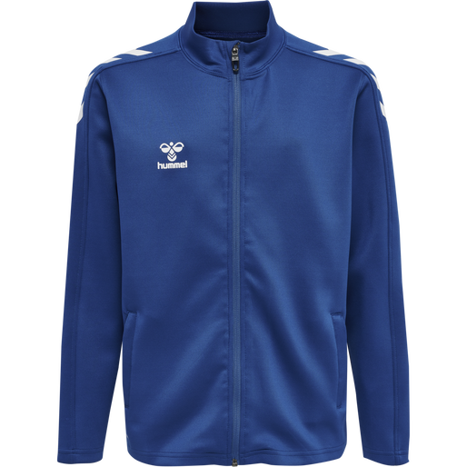 hmlCORE XK POLY ZIP SWEAT KIDS, TRUE BLUE, packshot