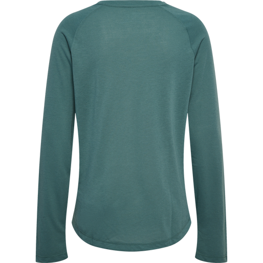 hmlMT VANJA T-SHIRT L/S, NORTH ATLANTIC, packshot