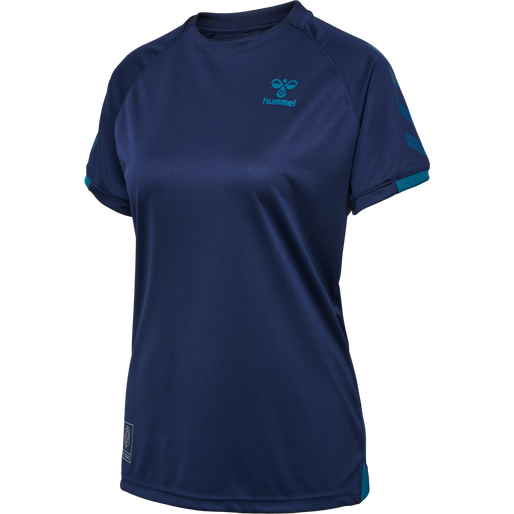 hmlGG12 ACTION JERSEY S/S WOMAN, MARINE, packshot