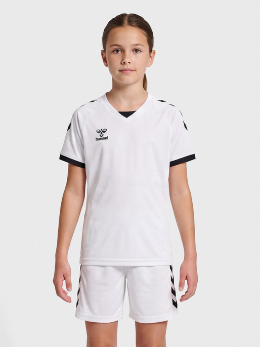 hmlCORE VOLLEY TEE KIDS, WHITE, model