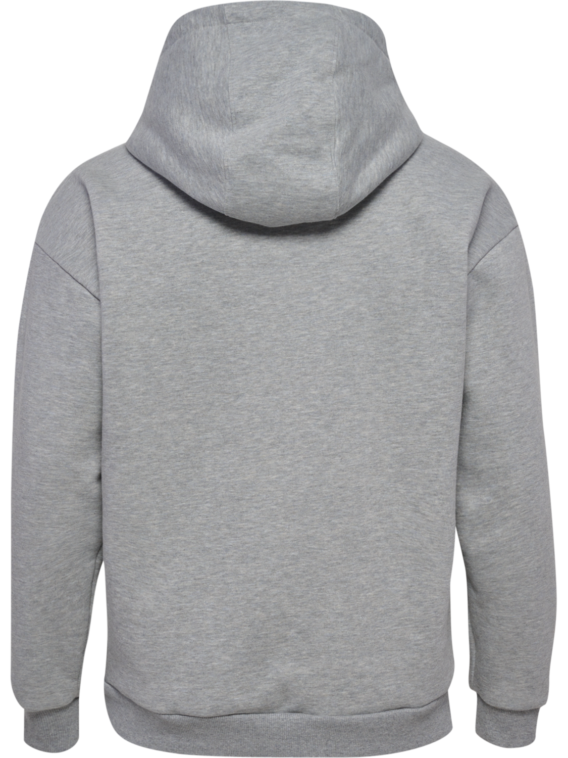 hmlLOOSE HOODIE BEE, GREY MELANGE, packshot