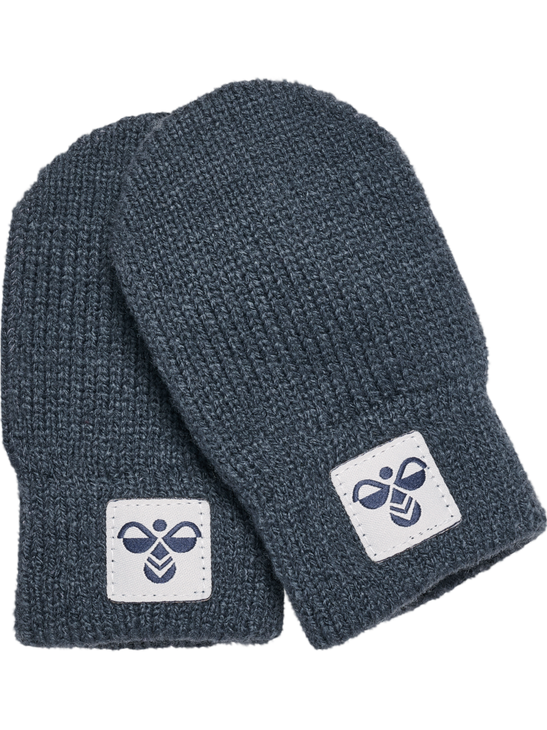 hmlMINI KNIT MITTENS 2-PACK, OMBRE BLUE, packshot
