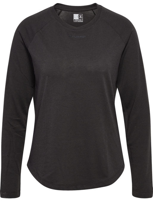 hmlMT VANJA T-SHIRT L/S, ESPRESSO, packshot