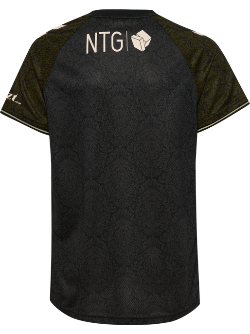 BIF 24/25 THIRD JERSEY S/S KIDS, CAVIAR/FIR GREEN BIF 24/25 THIRD JERSEY S/S KIDS, CAVIAR/FIR GREEN, packshot