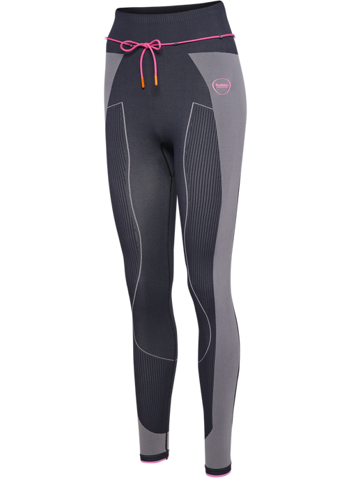 hmlSEAMLESS HIGH WAIST TIGHTS, OBSIDIAN, packshot