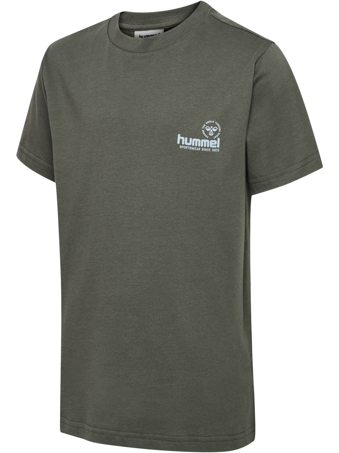 hmlJR REG GRAPHIC T-SHIRT S/S, CASTOR GRAY, packshot