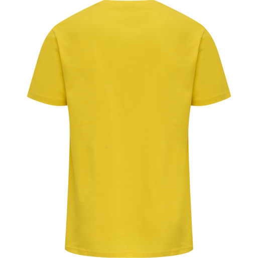 hmlRED BASIC T-SHIRT S/S, EMPIRE YELLOW, packshot