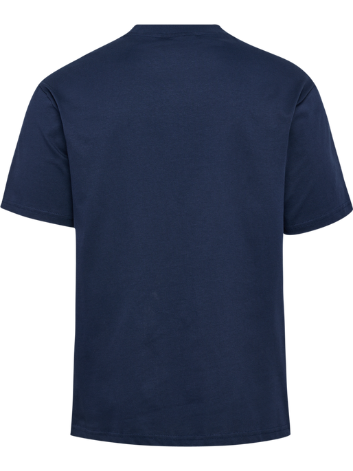 hmlLOOSE T-SHIRT BEE S/S, DRESS BLUES, packshot