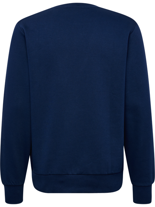 hmlGRAPHIC CREWNECK, DRESS BLUES, packshot