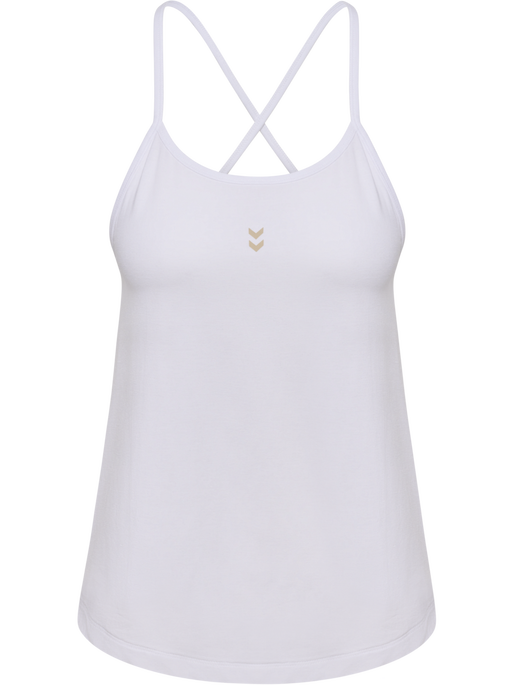 hmlYOGA SOFT W STRAP TOP, WHITE, packshot