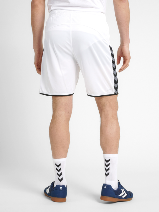 hmlAUTHENTIC POLY SHORTS, WHITE, model