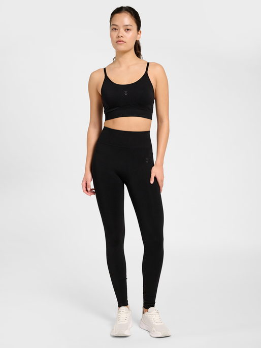 hmlFLOW TIGHTS, BLACK, model