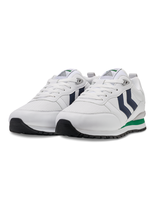 MONACO 86 PERFORATED, WHITE/NAVY/GREEN MONACO 86 PERFORATED, WHITE/NAVY/GREEN, packshot
