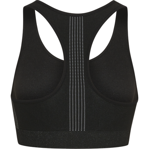 hmlMT SHAPING SEAMLESS SPORTS TOP, BLACK, packshot