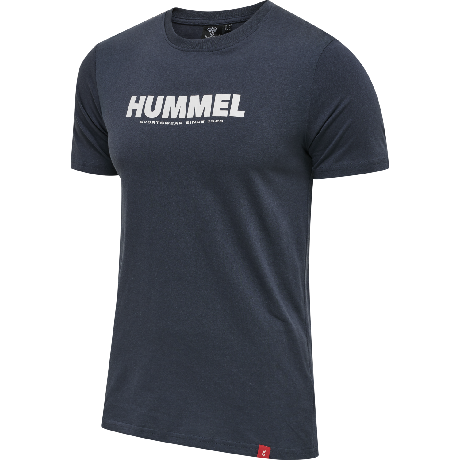 hmlLEGACY 2-PACK T-SHIRT, GREY MELANGE/BLUE NIGHTS, packshot