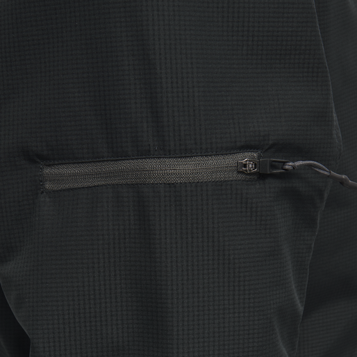 hmlNORTH SHELL JACKET, BLACK/ASPHALT, packshot