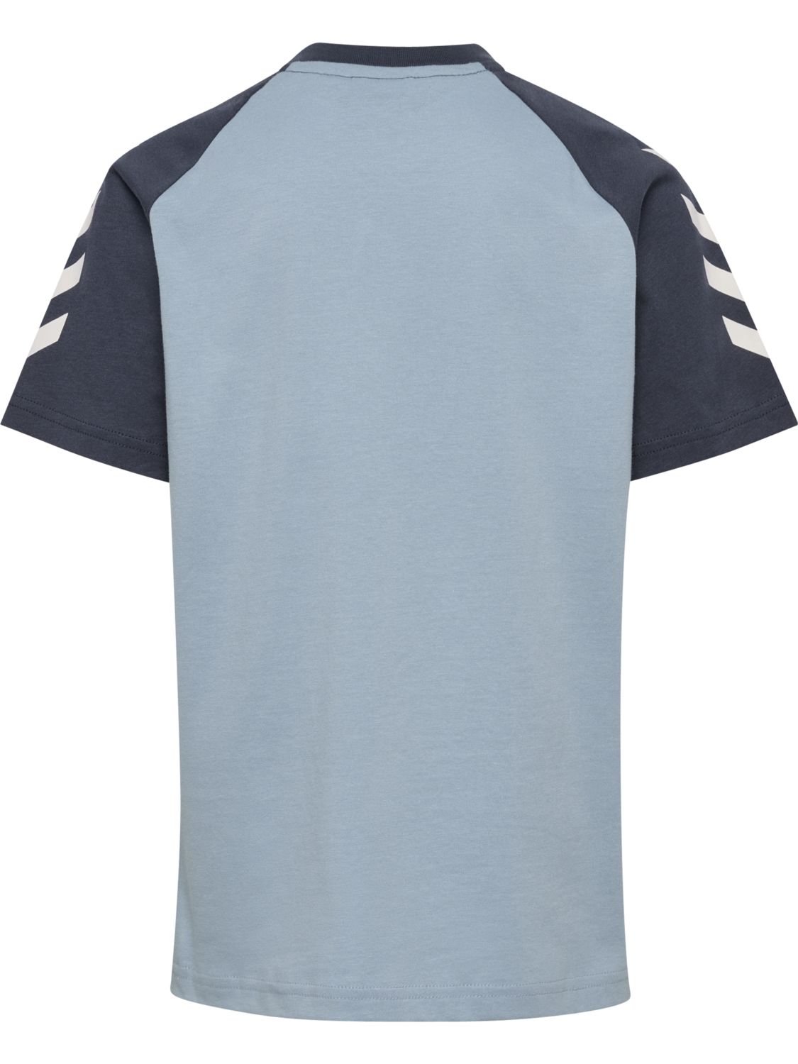 hmlJR LOGO T-SHIRT S/S, DUSTY BLUE, packshot