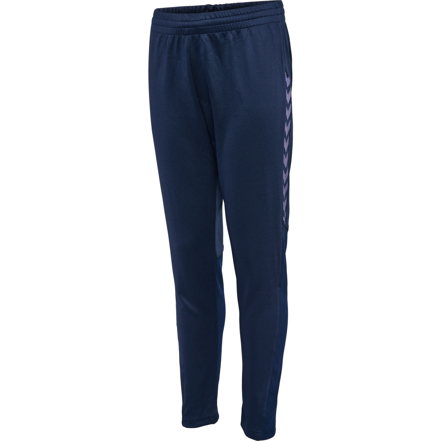 hmlSTALTIC TRAINING PANTS KIDS, MARINE/PAISLEY PURPLE, packshot