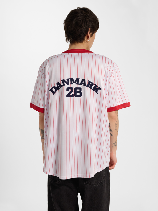 DBU 26 FAN BASEBALL JERSEY, WHITE, model