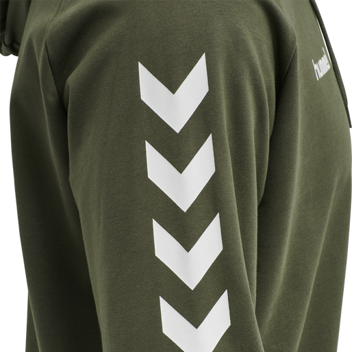 HMLGO COTTON HOODIE, GRAPE LEAF HMLGO COTTON HOODIE, GRAPE LEAF, packshot