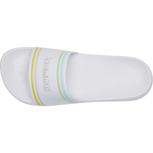 POOL SLIDE RETRO, WHITE/MULTICOLOR, packshot
