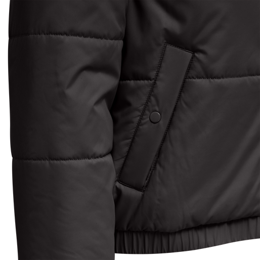 hmlSUKI PUFF JACKET, BLACK, packshot