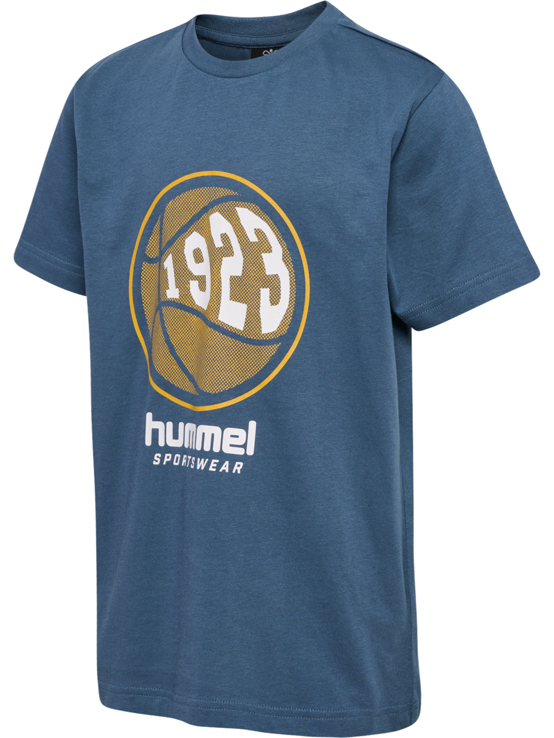 hmlLEO T-SHIRT S/S, BERING SEA, packshot