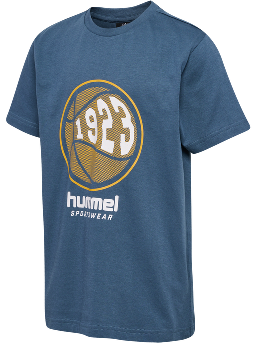 hmlLEO T-SHIRT S/S, BERING SEA hmlLEO T-SHIRT S/S, BERING SEA, packshot