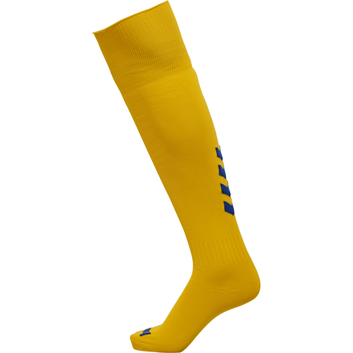 hmlPROMO FOOTBALL SOCK, SPORTS YELLOW/TRUE BLUE, packshot