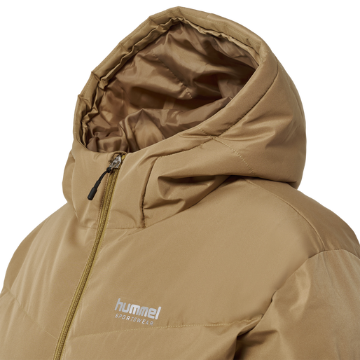 hmlLGC MIA LONG PUFF COAT, TIGERS EYE hmlLGC MIA LONG PUFF COAT, TIGERS EYE, packshot