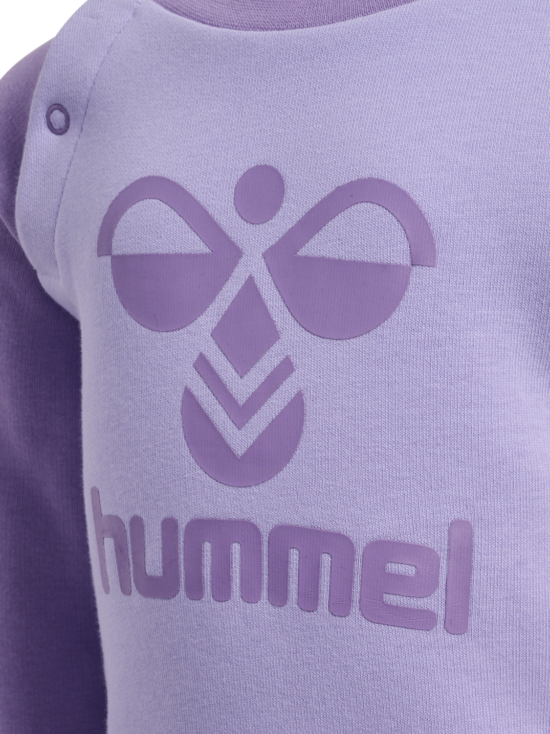 hmlHUMMING CREWSUIT, CHALK VIOLET, packshot