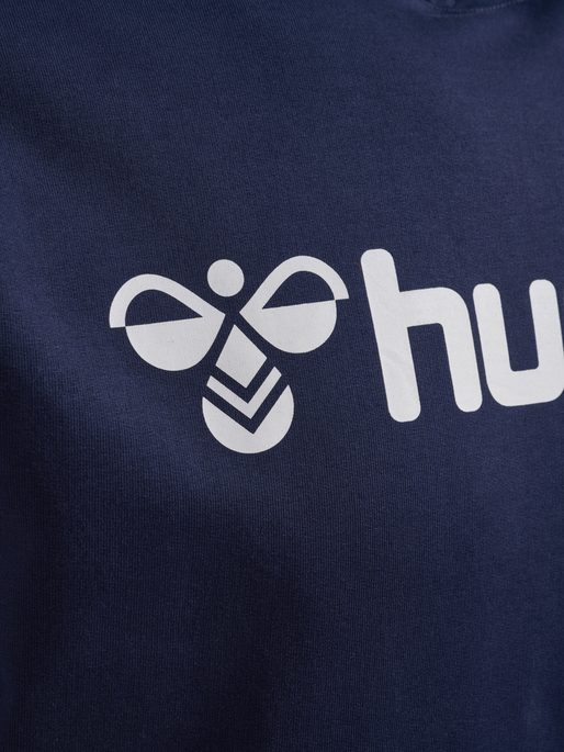 hmlGO 2.0 LOGO HOODIE, MARINE hmlGO 2.0 LOGO HOODIE, MARINE, packshot