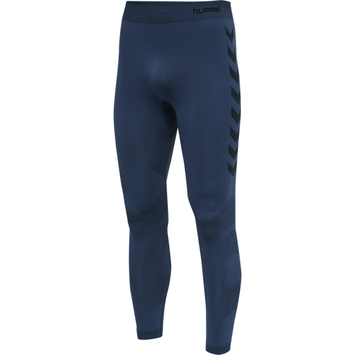 HUMMEL FIRST SEAMLESS TR TIGHTS, DARK DENIM, packshot