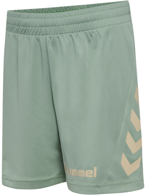 hmlPROMO KIDS DUO SET, ABBEY STONE/ICEBERG GREEN, packshot