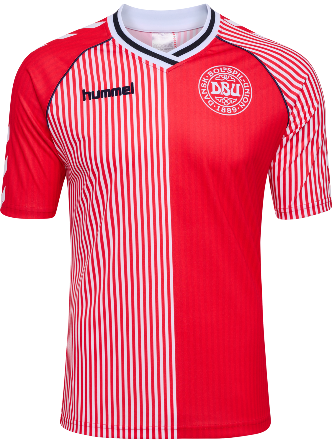 DBU 86 REPLICA JERSEY S/S KIDS, RED/WHITE, packshot