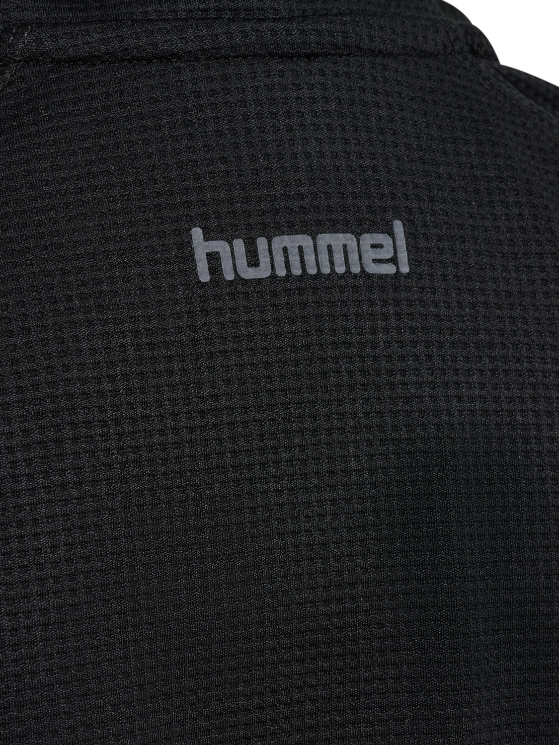 hmlPULSE W HALF ZIP MIDLAYER, BLACK, packshot