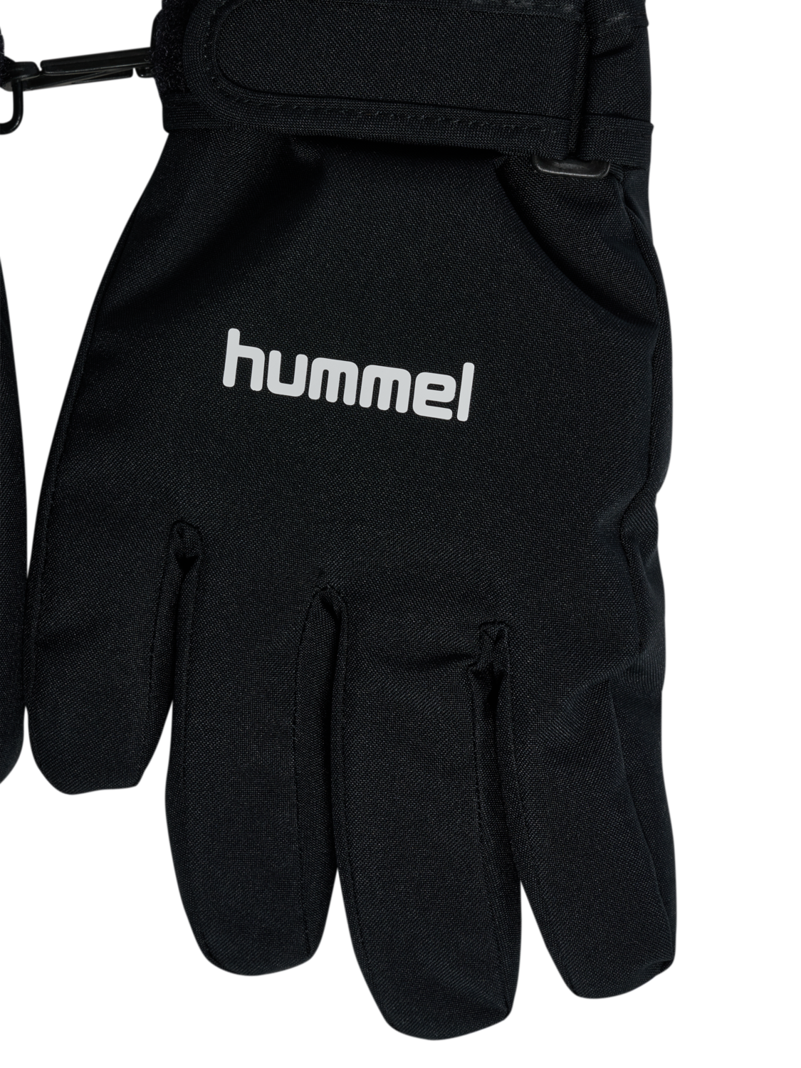 hmlJR GLOVES WP, BLACK, packshot