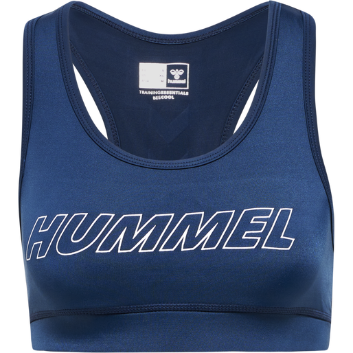 hmlTE TOLA SPORTS BRA, INSIGNIA BLUE, packshot