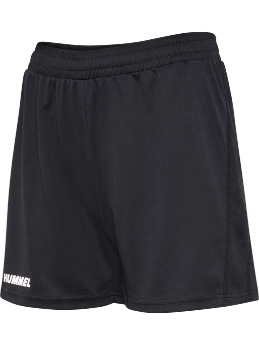 hmlMULTI PL SHORTS WOMAN, BLACK hmlMULTI PL SHORTS WOMAN, BLACK, packshot