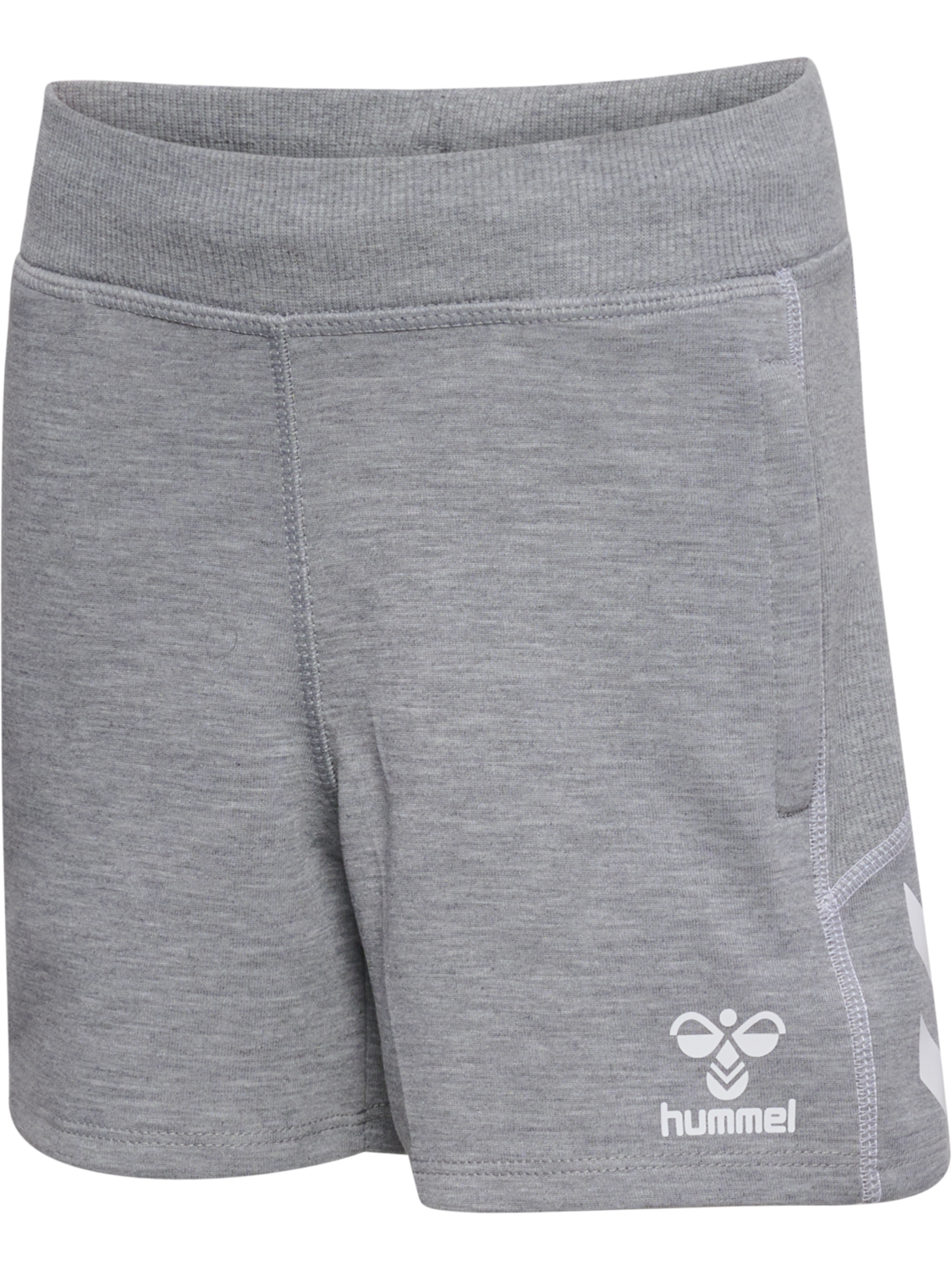 hmlMOVE 2.0 SHORTS KIDS, GREY MELANGE, packshot
