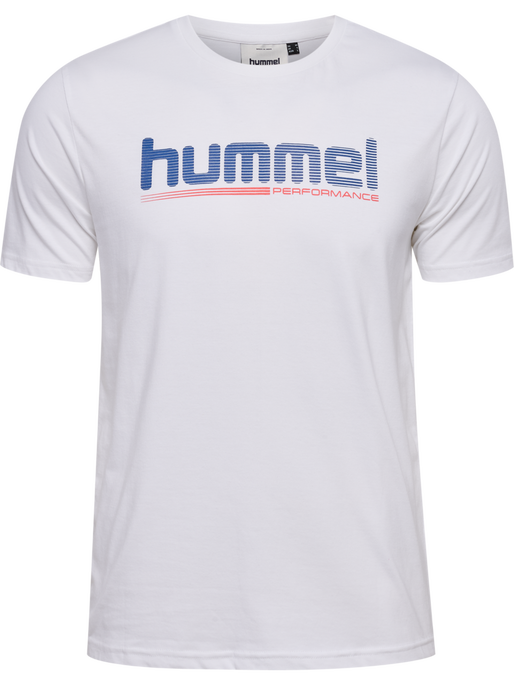 hmlPULSE GRAPHIC T-SHIRT S/S, WHITE, packshot