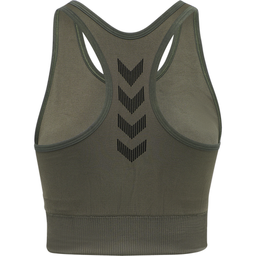 HUMMEL FIRST SEAMLESS BRA WOMAN, GRAPE LEAF HUMMEL FIRST SEAMLESS BRA WOMAN, GRAPE LEAF, packshot