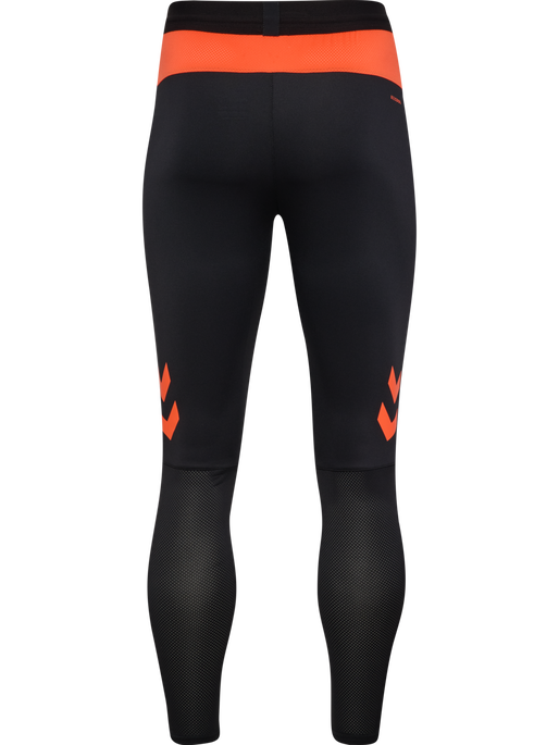 hmlBLAZE PRO TRAINING PANTS, BLACK/ORANGE hmlBLAZE PRO TRAINING PANTS, BLACK/ORANGE, packshot