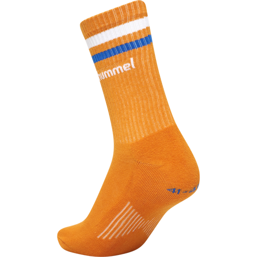 hmlRETRO 4-PACK SOCKS MIX, WHITE/BLUE/YELLOW, packshot