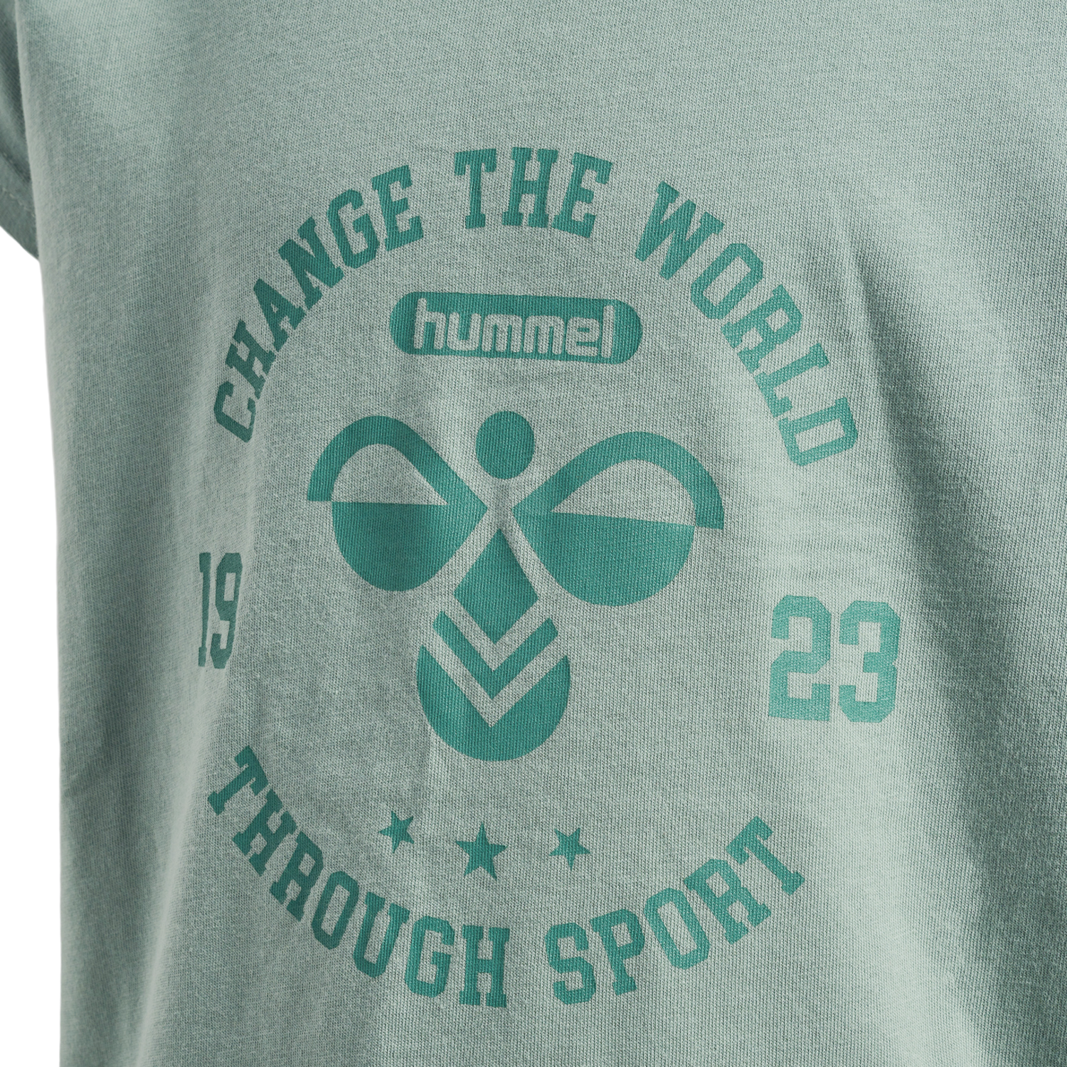 hmlMALIN T-SHIRT S/S, CHINOIS GREEN, packshot