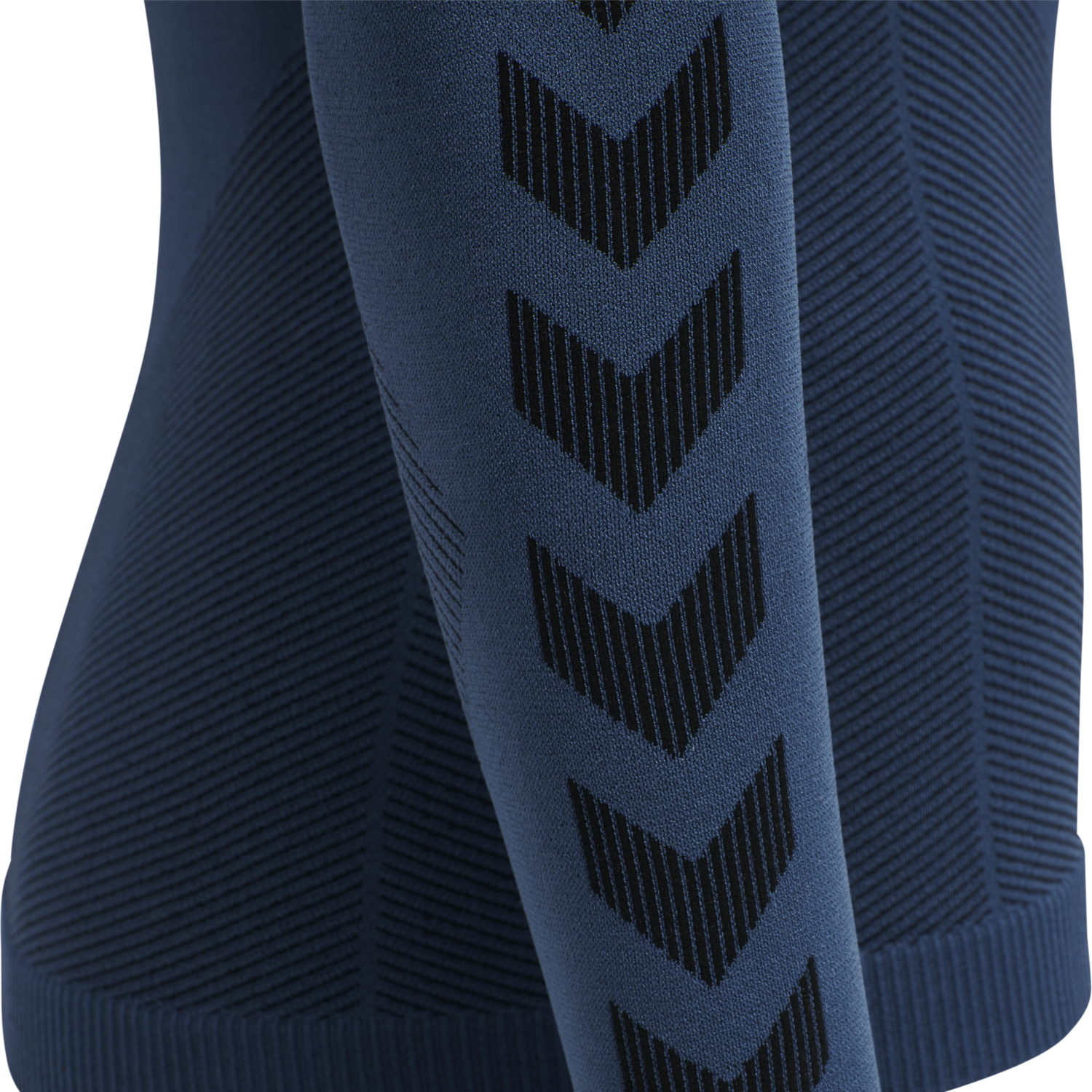 HUMMEL FIRST SEAMLESS JERSEY L/S W, DARK DENIM, packshot